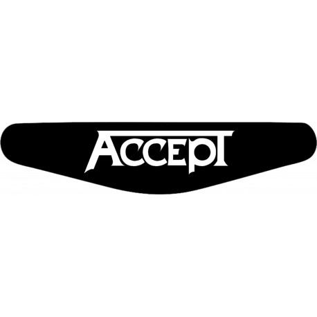 Accept - Play Station PS4 Lightbar Sticker Aufkleber