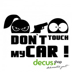 DONT`T TOUCH MA CAR SMILEY L 1216