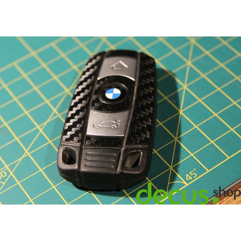 Schlüssel Dekor Carbon Sticker Folie Aufkleber passend für BMW E Reihe -  Decus Shop • dekorativ gut!