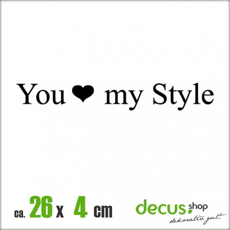 YOU LOVE MY STYLE XL 2579