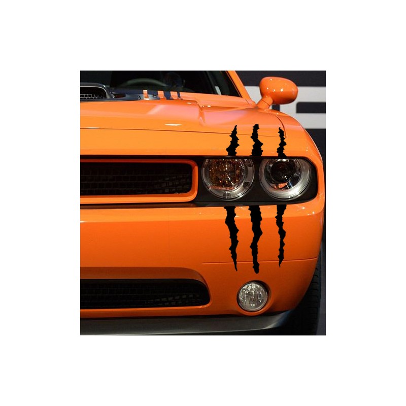 Kaufe Auto Auto Aufkleber Reflektierende Monster Kralle Kratzstreifen  Markierungen Scheinwerfer Aufkleber Auto Aufkleber