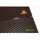 PlayStation Skin Carbon schwarz - Play Station PS4 Sticker Aufkleber