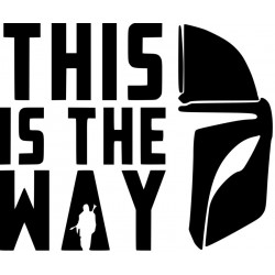 This is the way - Star Wars Mandalorian L 3256