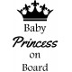 BABY ON BOARD - Baby Princess L 3274