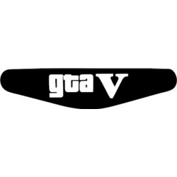 GTA 5 V - Play Station PS4 Lightbar Sticker Aufkleber
