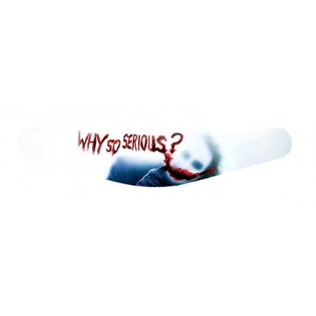 Why so serious? - Play Station PS4 Lightbar Sticker Aufkleber in Farbe