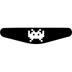 Space Invaders - Play Station PS4 Lightbar Sticker Aufkleber