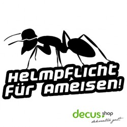 Helmpflicht für Ameisen! // Sticker DUB OEM JDM Style Aufkleber