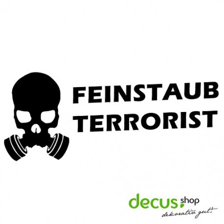 Feinstaub Terrorist Diesel // Sticker DUB OEM JDM Style Aufkleber